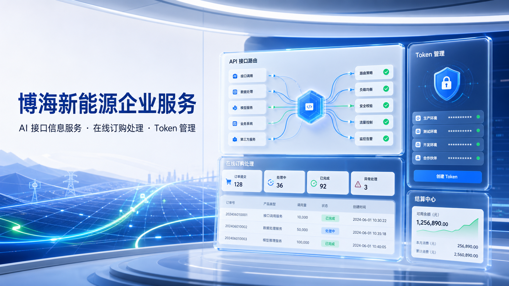 博海新能源企业服务主视觉